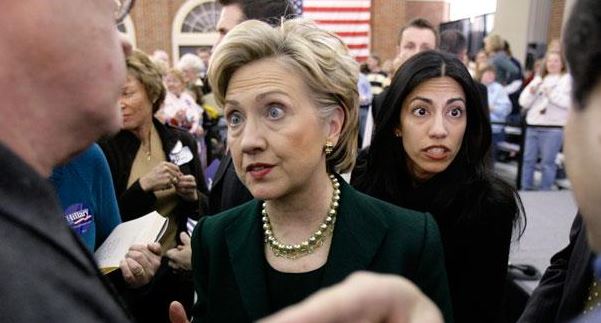 hillary and Huma